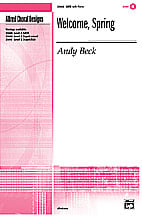 Welcome, Spring SATB choral sheet music cover Thumbnail